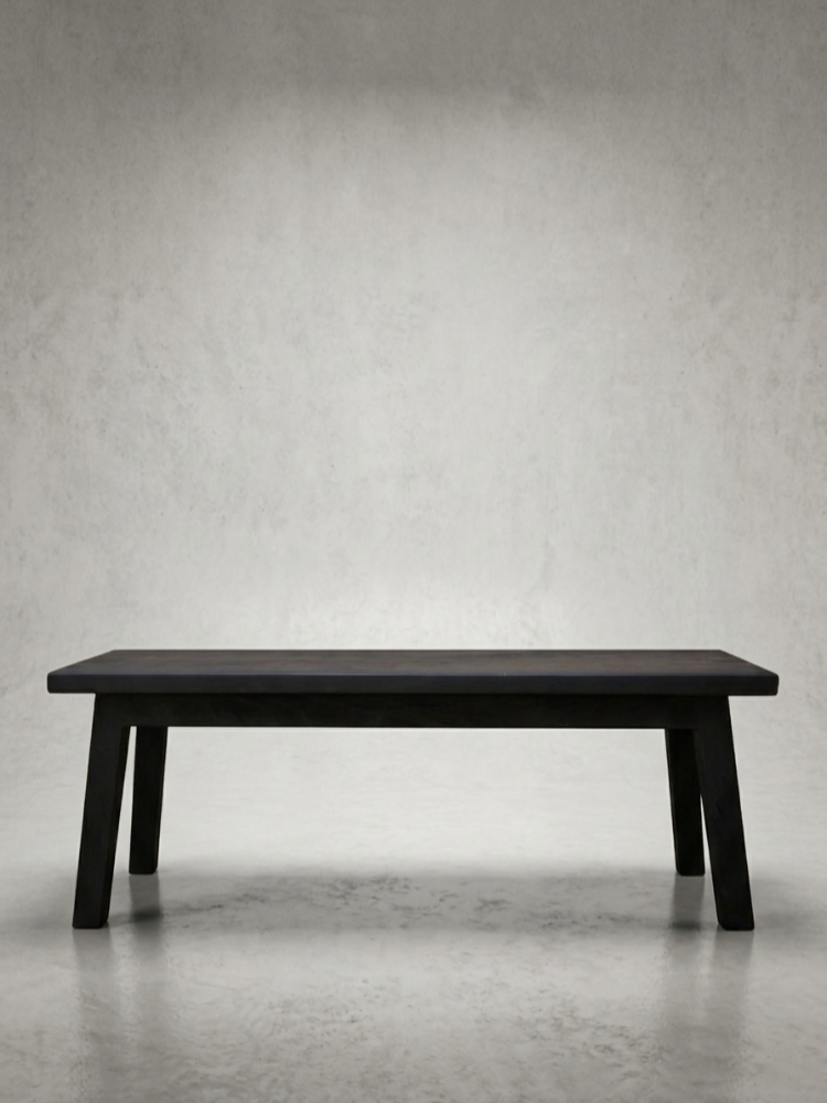 Banqueta Madera - Negro obsidiana