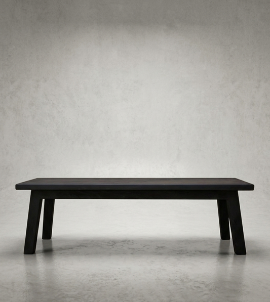 Banqueta Madera - Negro obsidiana